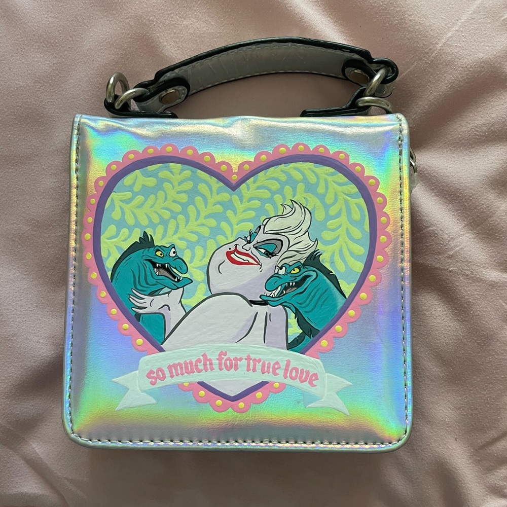 Hand painted Ursula cross body bag